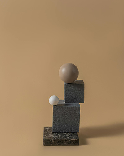Composición abstracta de formas geométricas